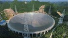 China’s FAST (five-hundred-meter aperture spherical telescope) in the southwest China province of Guizhou.