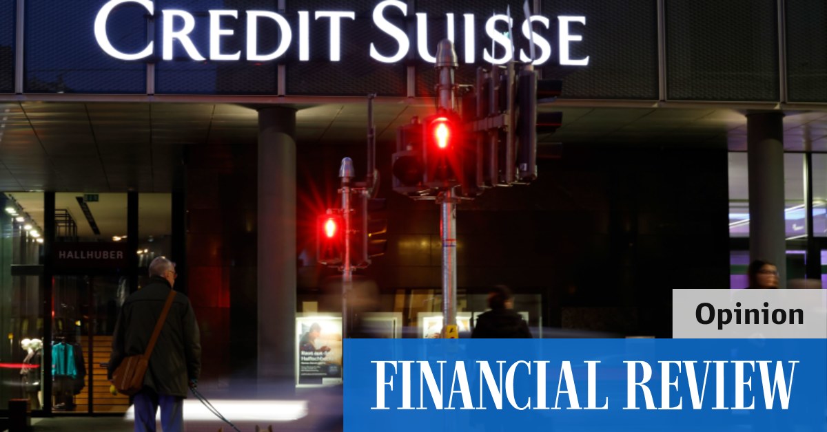 Die schiere Panik bei der Credit Suisse ist jetzt das Problem aller.“
