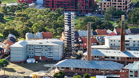 The former Hoffman Brickworks site.