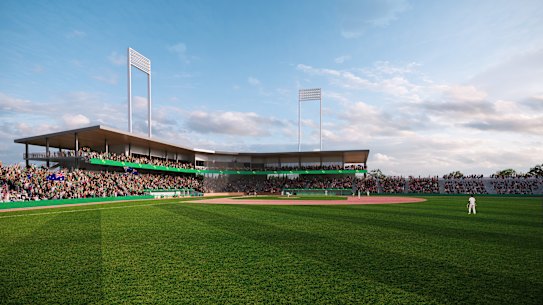 The stadium would have a permanent 5000-seat capacity and be expanded for the Games.