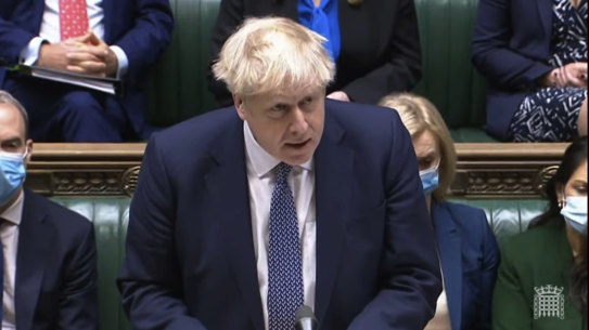 British Prime Minister Boris Johnson told the Commons he attended a party in his garden during lockdown.