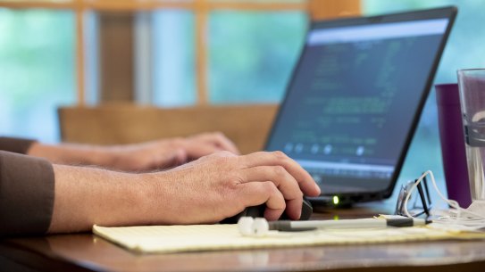 Workers once hid behind pot plants and pillars to avoid their boss’ roving eyes. These days, the ever-present ‘green dot’ is making it much harder.