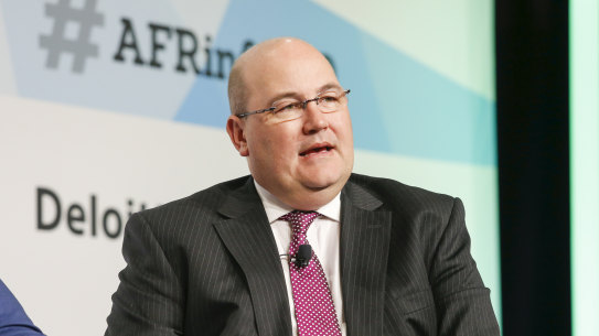 Sam Sangster, pictured in 2019 when he was CEO of Sydney’s Western City & Aerotropolis Authority,