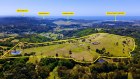The 62-hectare farming property rezoned for residential development at 147 McAllister Road, Bilambil Heights in northern NSW is being offered for sale with a price guide of $182 million. 