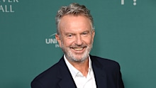 LOS ANGELES, CALIFORNIA - MARCH 12: Sam Neil attends the Los Angeles Premiere Of Peacock's New Series "Apples Never Fall" at Academy Museum of Motion Pictures on March 12, 2024 in Los Angeles, California. (Photo by Jon Kopaloff/Getty Images)