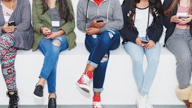 Today's teenagers use their phones more than they socialise in person.