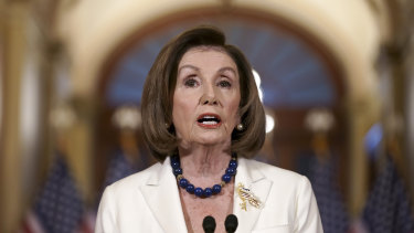 "The President has engaged in abuse of power undermining our national security and jeopardising the integrity of our elections," said House Speaker Nancy Pelosi.