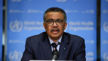 Tedros Adhanom Ghebreyesus, director general of the World Health Organisation.