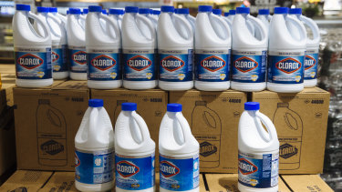 The survey indicated a number of Americans are attempting to use bleach to prevent coronavirus despite the dangers. 