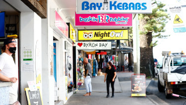 The streets of Byron are quieter than expected this Easter.