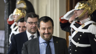 Matteo Salvini, leader of the anti-immigrant Lega, is now a key player in Italy's government.