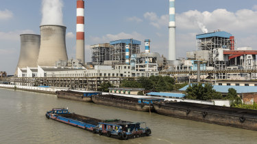 Wangting Power Plant in Jiangsu Province in China: The main state energy companies - from coal to electricity and oil - have been ordered to secure supply for the winter at all costs.   