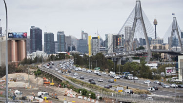 The multi-billion dollar WestConnex tollroad is due to be completed in 2023.