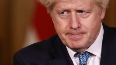 British PM Boris Johnson speaks after a string of countries banned travellers and all but unaccompanied freight arriving from the UK.