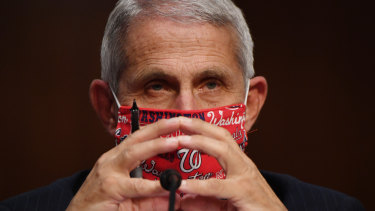 Dr Anthony Fauci, head of the National Institute of Allergy and Infectious Diseases.