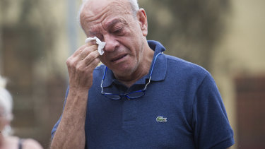 Saeed Maasarwe laid flowers near where his daughter was killed.