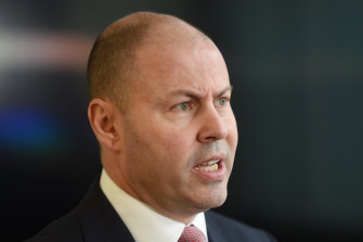 Federal Treasurer Josh Frydenberg.