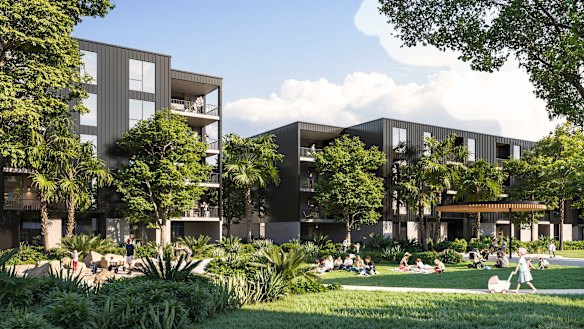 Como poderia ficar a antiga sede da Energex em Banyo.