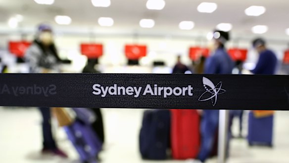 Someone with measles visited both the domestic and international airports on February 17 and 18. 