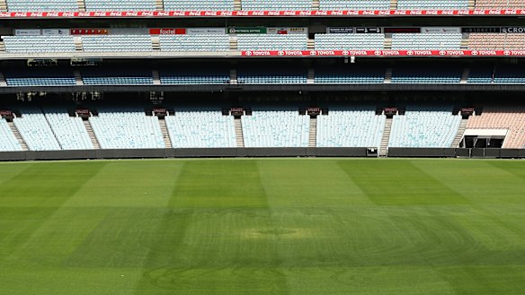 The MCG on grand final day, 2020.