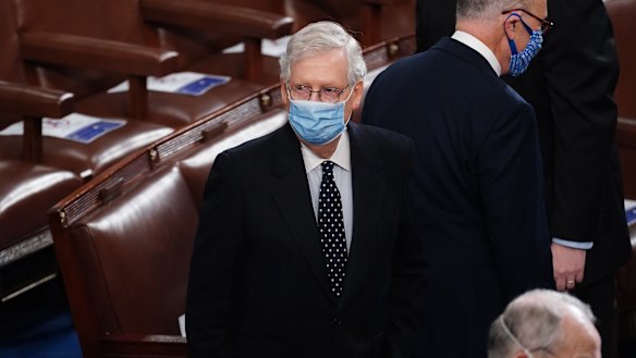 Senate Majority Leader Mitch McConnell said there would be no more  objections to the election of Joe Biden. 