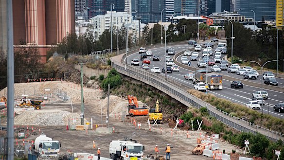 The government will consider selling its remaining share in the WestConnex motorway, which is still under construction.