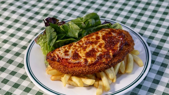 Whither the chicken parmigiana? Households have cut their spending on going out for a meal.
