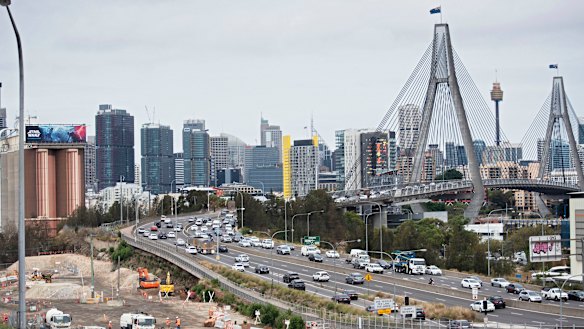 The WestConnex tollroad is not due to be finished until 2023.