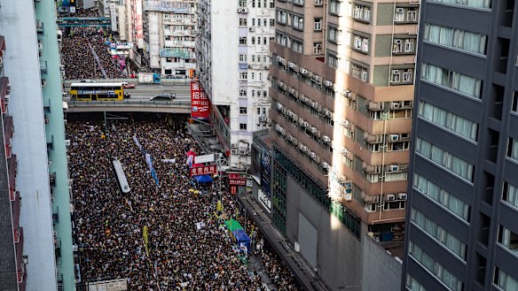 Hundreds of thousands of mostly peaceful protesters took to the streets for the third day in recent weeks.