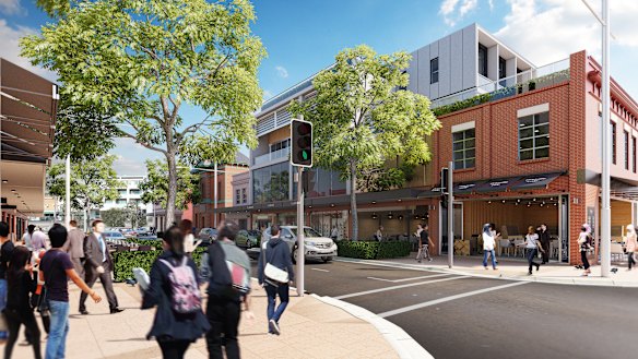 Good Street in Granville ... an artist's impression of how it could look as the Greater Sydney Commission rolls out 32 projects to revitalise the Parramatta Road corridor.