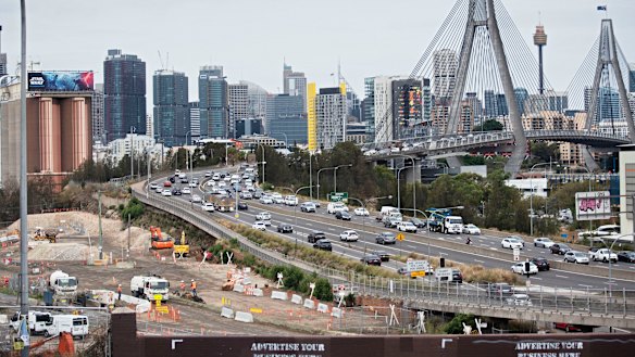 The WestConnex tollroad is not due to be finished until 2023.
