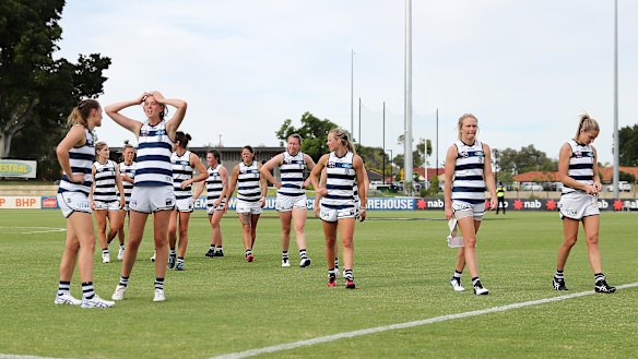 Expansion team Geelong have not won a game in 2021.