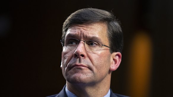 Mark Esper, US secretary of defence.