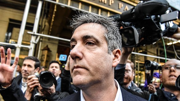 Michael Cohen, former personal lawyer to Donald Trump, leaves his Manhattan apartment bound for prison.