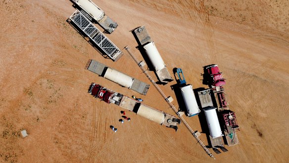 Santos’ carbon capture storage project in South Australia. 