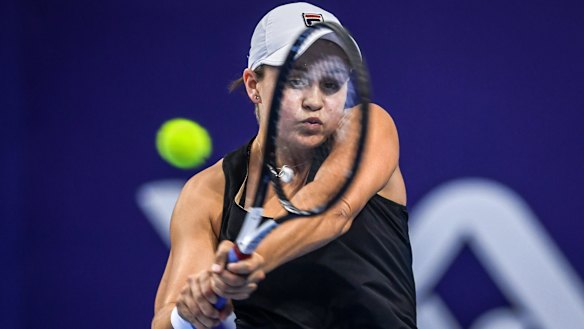 Building momentum: Ashleigh Barty.