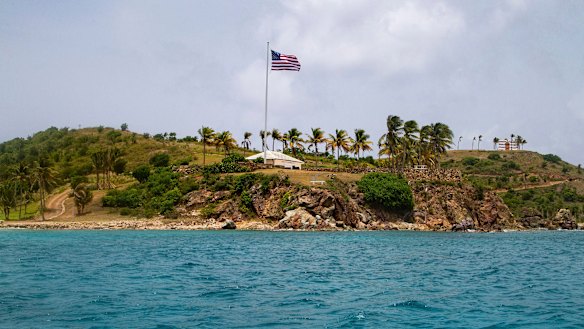 Epstein's private island in the Virgin Islands. 
