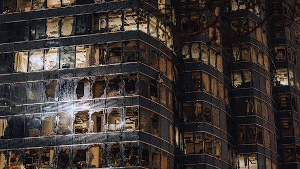 Typhoon Mangkhut continued wreaking havoc, belting Hong Kong with mammoth gales and rain.