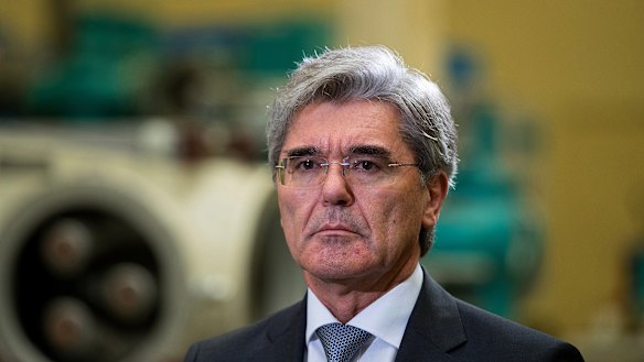Siemens chief executive officer Joe Kaeser.