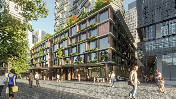 The new Veriu hotel will form part of PDG's $450 million development of the Munro site.