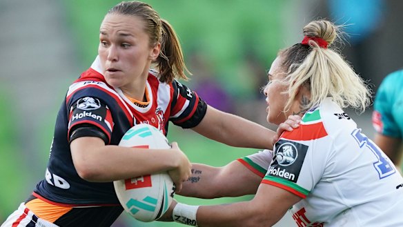 Five-eighth Kirra Dibb was a standout for the Roosters this season.