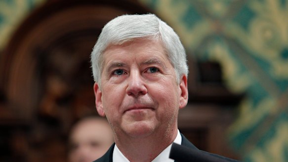 Former Michigan governor Rick Snyder.