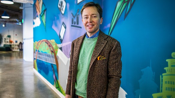 BigCommerce chief executive Brent Bellm at the startup's Austin headquarters. 