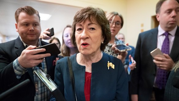 Moderate Republican Senator Susan Collins says she takes her role as an impartial juror in the impeachment trial very seriously.