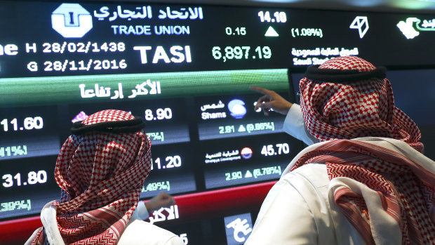 Two or three per cent of the company will be listed on the Saudi stock exchange, the Tadawul, apparently with pricing that would value the entire company between about $US1.6 trillion and $US1.8 trillion.