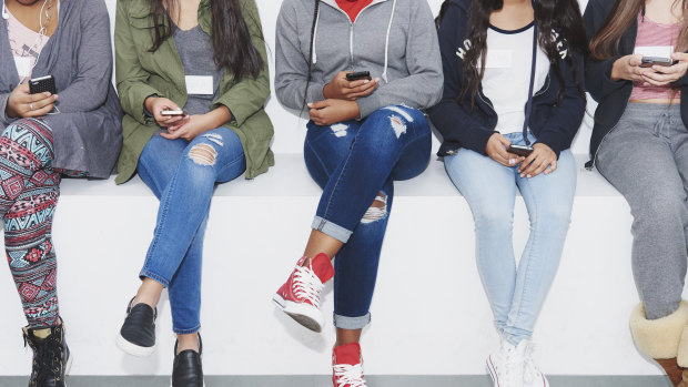 Today's teenagers use their phones more than they socialise in person.