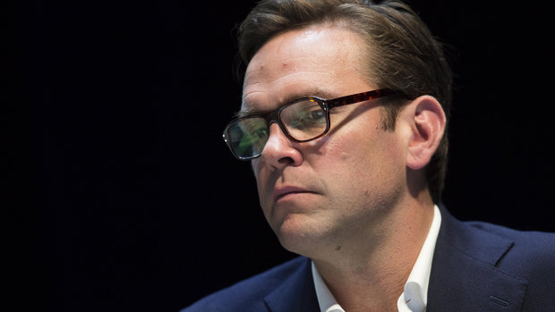 James Murdoch, the black sheep of the family.