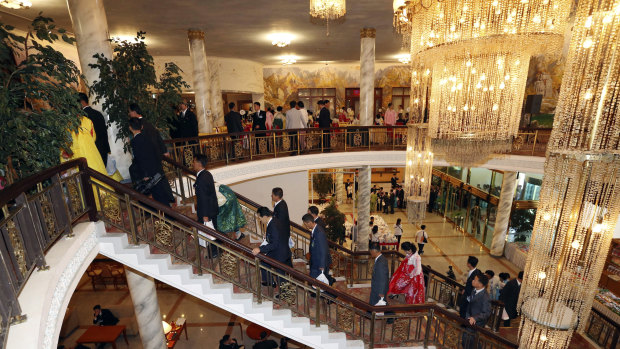 The Diamond Mountain resort in North Korea. 