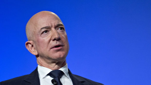 Amazon boss Jeff Bezos has seen his fortune shrink as his company’s stock lost almost 50 per cent.