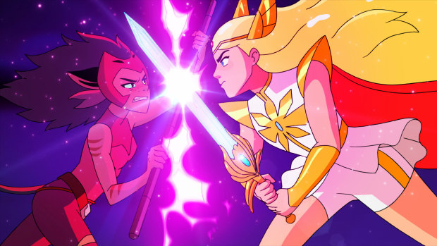 Catra and She-Ra are former friends turned enemies in the new "She-Ra" series.  